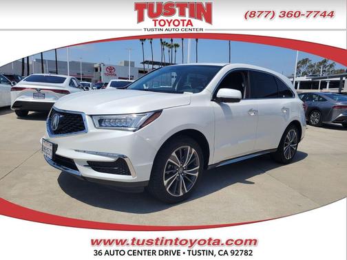 White 2020 Acura MDX 3.5L w/Technology Package