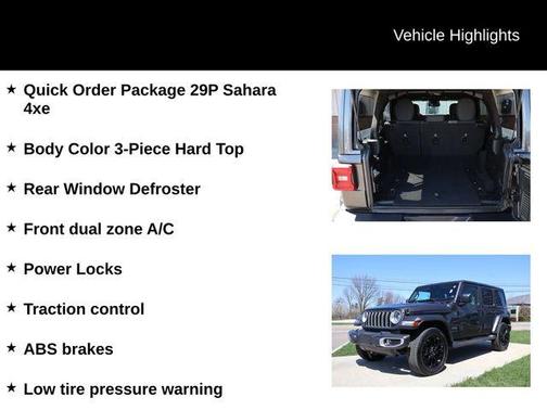 Granite Crystal Clearcoat Metallic 2025 Jeep Wrangler 4xe Sahara