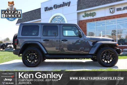 Granite Crystal Clearcoat Metallic 2025 Jeep Wrangler 4xe Sahara