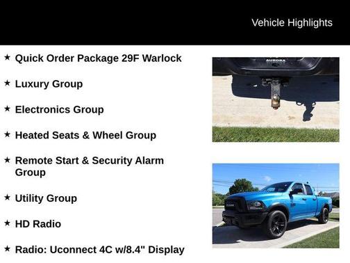 Hydro Blue Pearlcoat 2021 RAM 1500 Classic SLT
