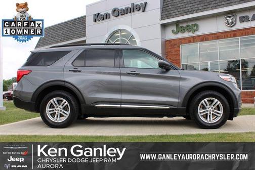 Carbonized Gray Metallic 2021 Ford Explorer XLT