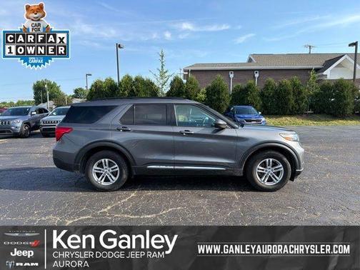 Gray 2021 Ford Explorer XLT