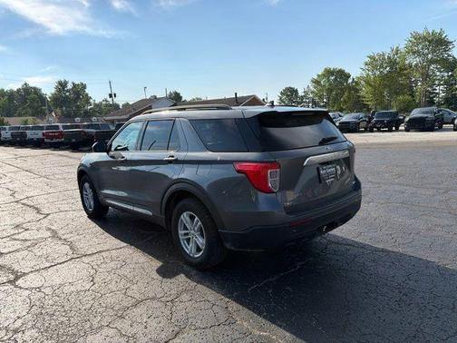 Gray 2021 Ford Explorer XLT