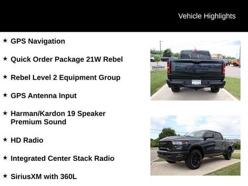 Blue Metallic 2026 RAM 1500 Rebel