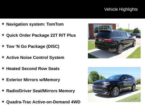 DB Black Clearcoat 2024 Dodge Durango R/T