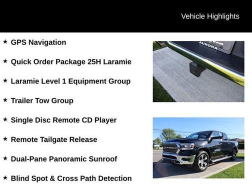 Diamond Black 2019 RAM 1500 Laramie