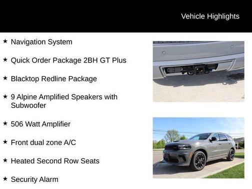 Destroyer Gray Clearcoat 2026 Dodge Durango GT