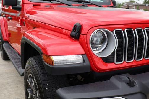Firecracker Red Clearcoat 2025 Jeep Wrangler Sahara