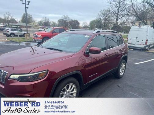 Velvet Red Pearlcoat 2019 Jeep Cherokee Latitude