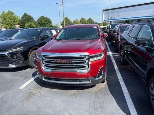 Volcanic Red Tintcoat 2023 GMC Acadia AWD SLE