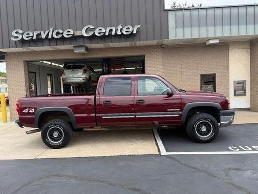 Victory Red 2003 Chevrolet Silverado 2500 LS H/D Crew Cab
