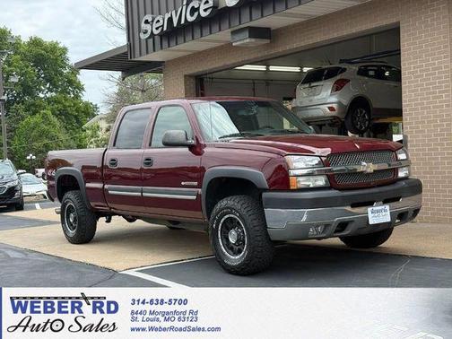 Victory Red 2003 Chevrolet Silverado 2500 LS H/D Crew Cab
