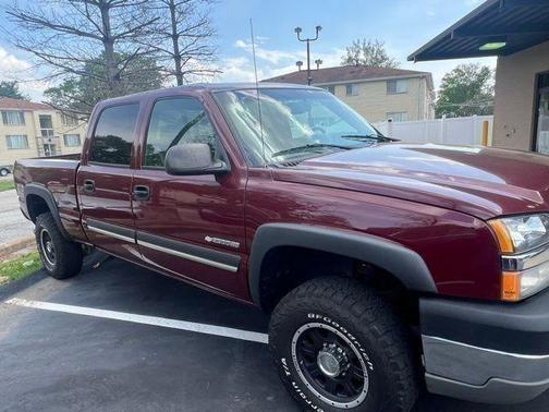 Victory Red 2003 Chevrolet Silverado 2500 LS H/D Crew Cab
