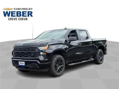 Black 2026 Chevrolet Silverado 1500 Custom