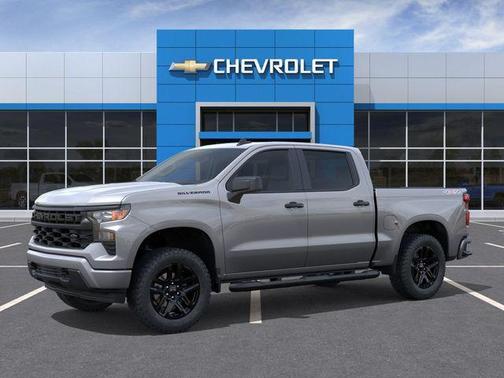 Sterling Gray Metallic 2026 Chevrolet Silverado 1500 Custom