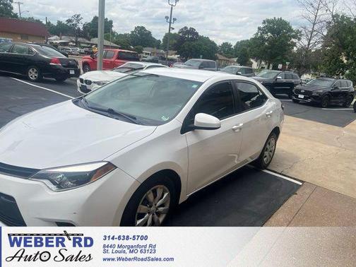 Super White 2014 Toyota Corolla LE