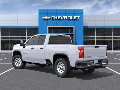 Summit White 2026 Chevrolet Silverado 2500 Double Cab, Standard Bed, WT, 4WD