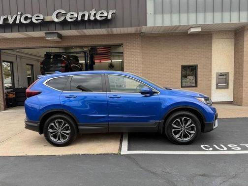 Aegean Blue Metallic 2021 Honda CR-V AWD EX