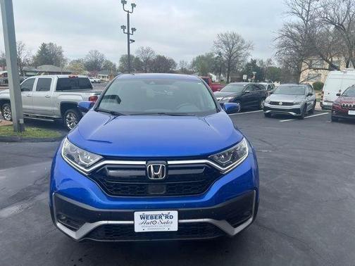 Aegean Blue Metallic 2021 Honda CR-V AWD EX