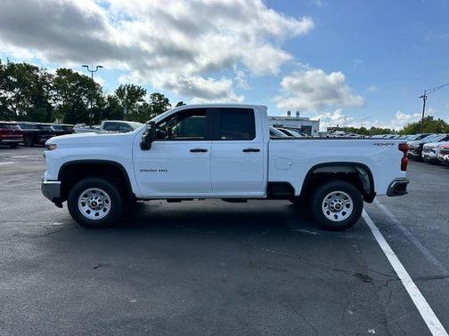 Summit White 2026 Chevrolet Silverado 2500 Double Cab, Standard Bed, WT, 4WD