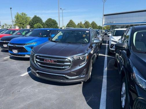 Blue Steel Metallic 2019 GMC Terrain SLT