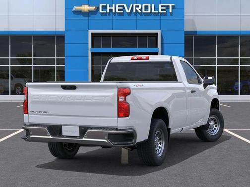 Summit White 2026 Chevrolet Silverado 1500 WT