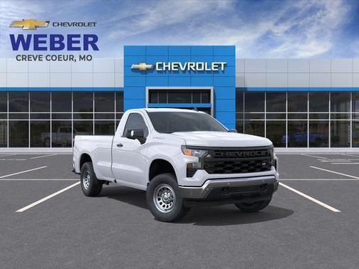 Summit White 2026 Chevrolet Silverado 1500 WT