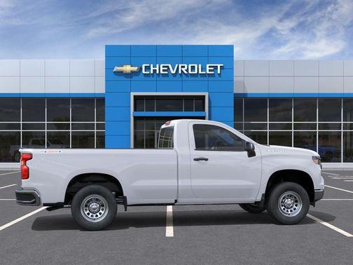 Summit White 2026 Chevrolet Silverado 1500 WT