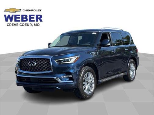 Hermosa Blue 2024 INFINITI QX80 Luxe