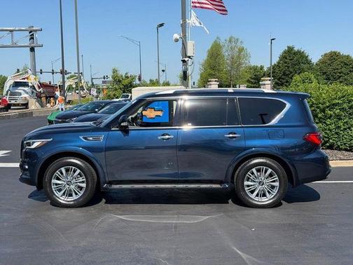 Hermosa Blue 2024 INFINITI QX80 Luxe
