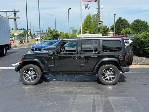 Black Clearcoat 2024 Jeep Wrangler 4xe Sport S