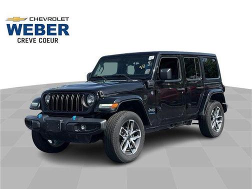 Black Clearcoat 2024 Jeep Wrangler 4xe Sport S