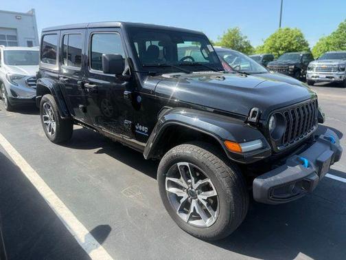Black Clearcoat 2024 Jeep Wrangler 4xe Sport S