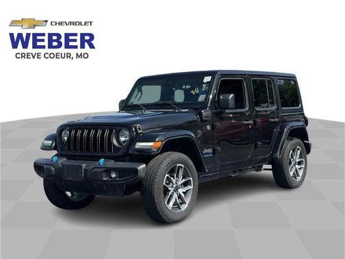 Black Clearcoat 2024 Jeep Wrangler 4xe Sport S