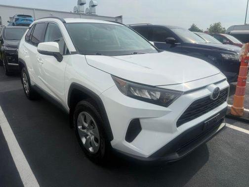 Super White 2021 Toyota RAV4 LE