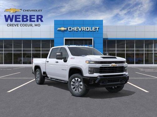 Summit White 2026 Chevrolet Silverado 2500 Custom