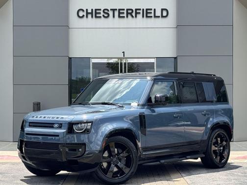 Tasman Blue Metallic 2026 Land Rover Defender P400 X-Dynamic SE