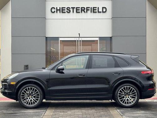 Black 2023 Porsche Cayenne Platinum Edition