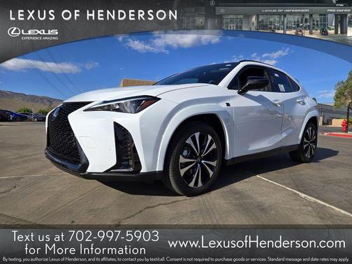 Ultra White w/Obsidian Roof 2026 Lexus UX 300h F SPORT Design