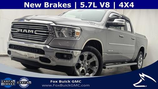 Billet Silver Metallic Clearcoat 2020 RAM 1500 Big Horn Crew Cab 4x4 5'7 Box