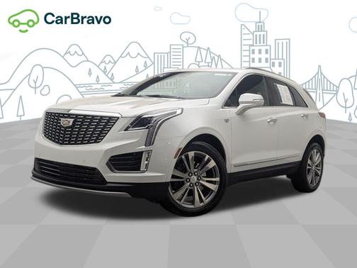 Crystal White Tricoat 2024 Cadillac XT5 Premium Luxury