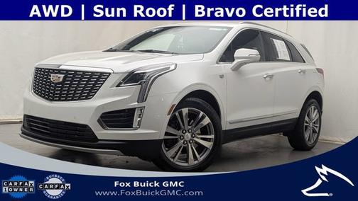 Crystal White Tricoat 2024 Cadillac XT5 Premium Luxury