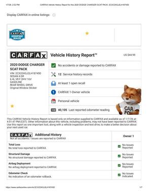 2020 Dodge Charger Scat Pack