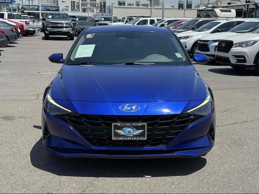 Intense Blue 2021 Hyundai ELANTRA SEL