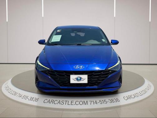 Intense Blue 2021 Hyundai ELANTRA SEL