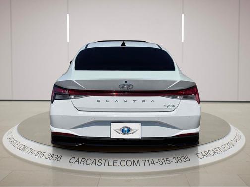 Lunar White 2023 Hyundai ELANTRA HEV Limited