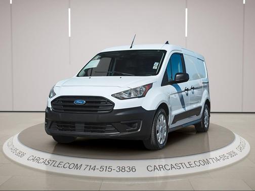 Frozen White 2020 Ford Transit Connect XL Cargo Van