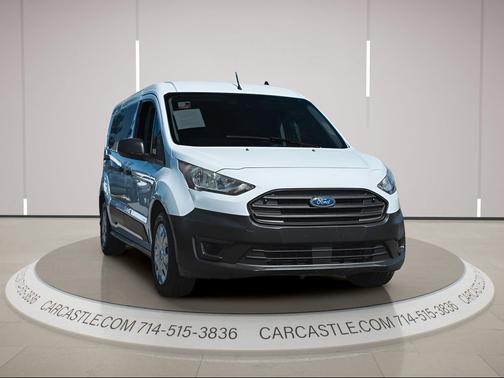 Frozen White 2020 Ford Transit Connect XL Cargo Van