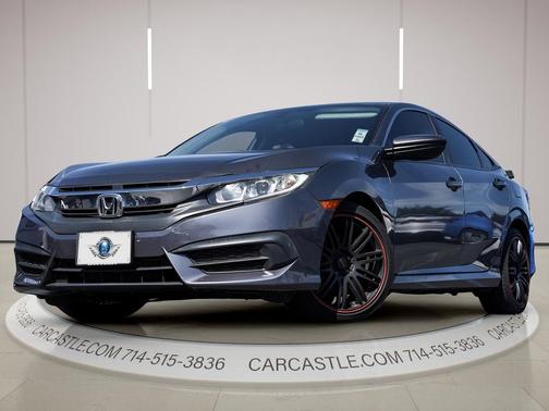 Modern Steel Metallic 2018 Honda Civic LX