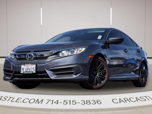 Modern Steel Metallic 2018 Honda Civic LX